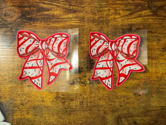 Little Debbie Cake Christmas Bows