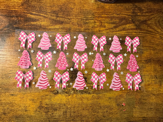 Pink Little Debbie Trees & Bows 2