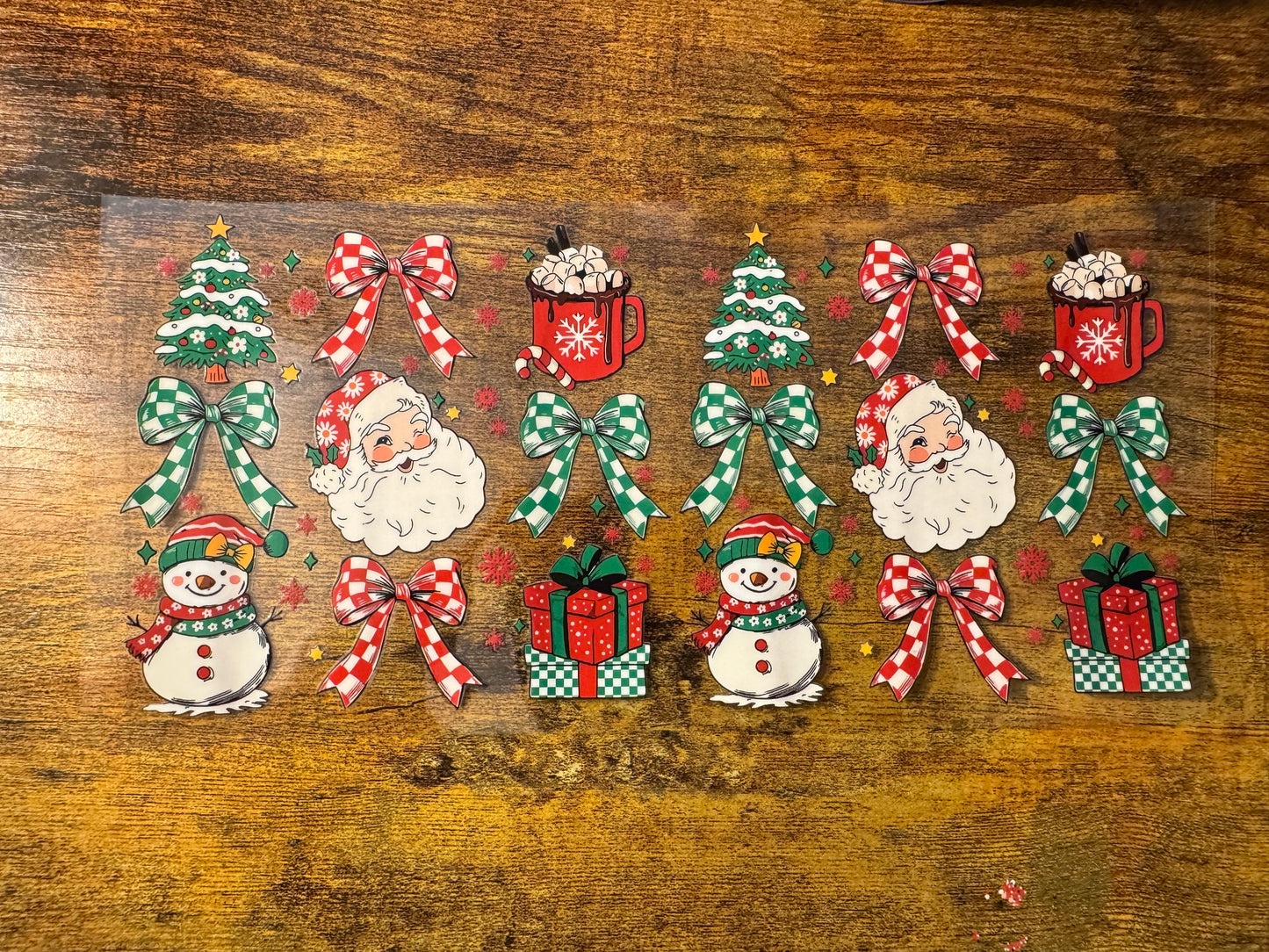 Santa With Bows