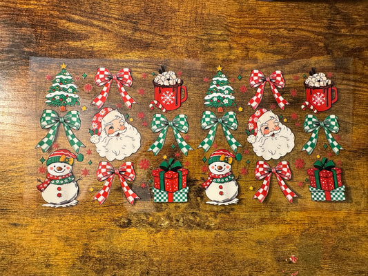 Santa With Bows
