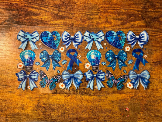 Blue Awareness Bows