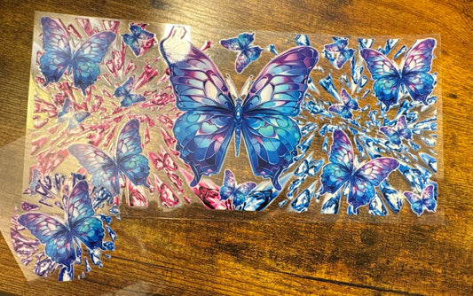 Butterfly with Lid Decal