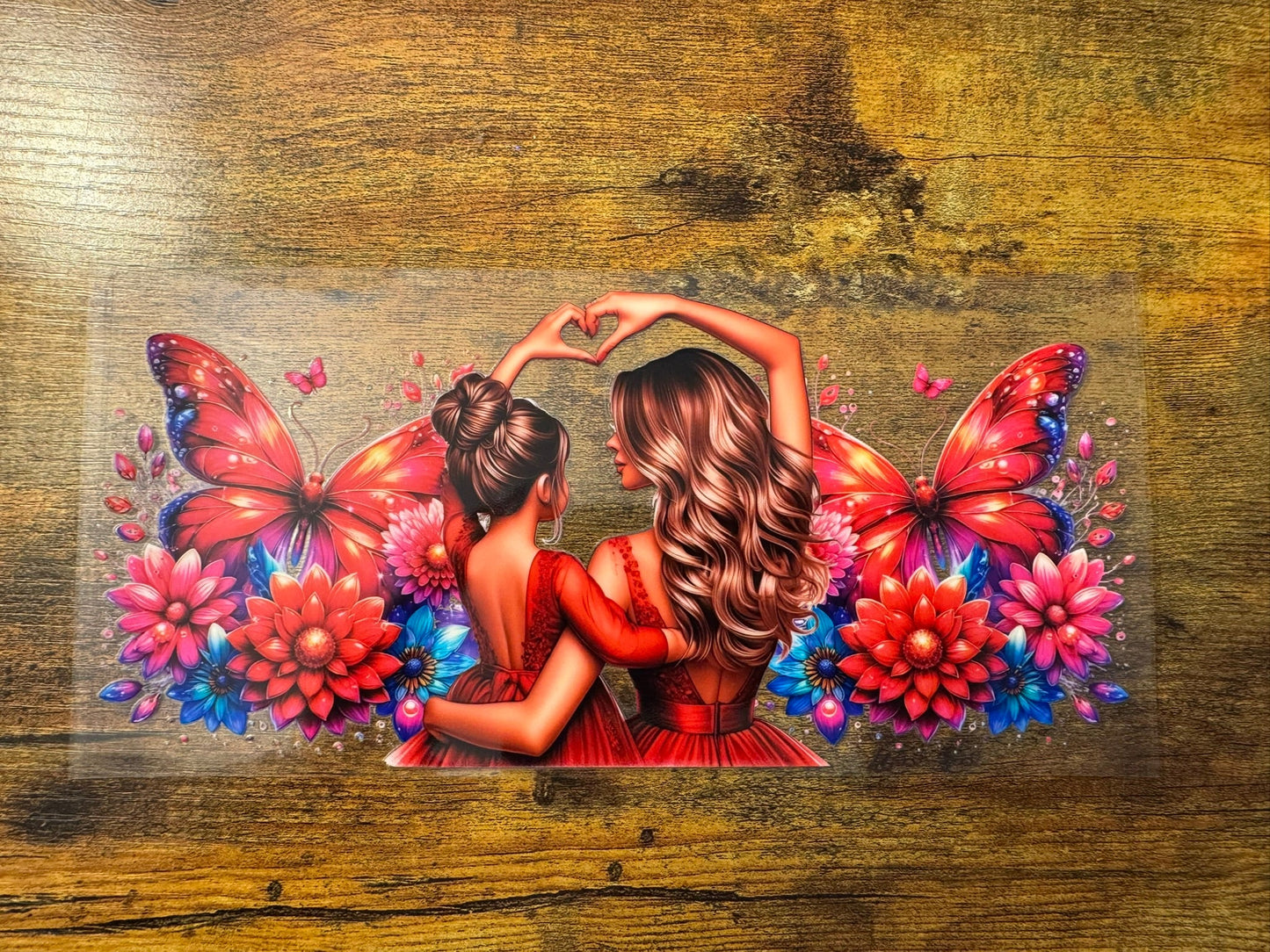 Butterfly Mom & Daughter