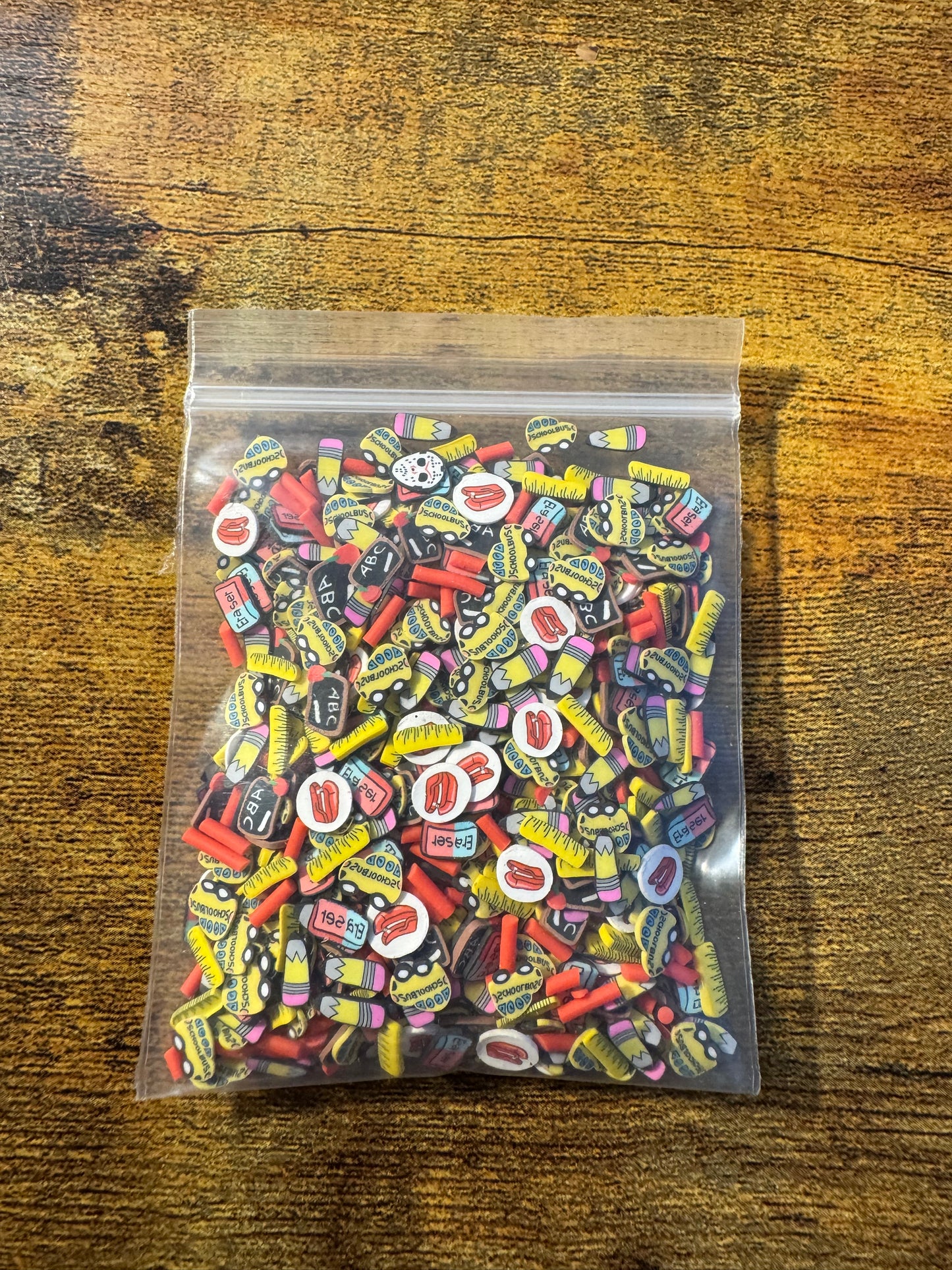 School Polymer Clay Pieces