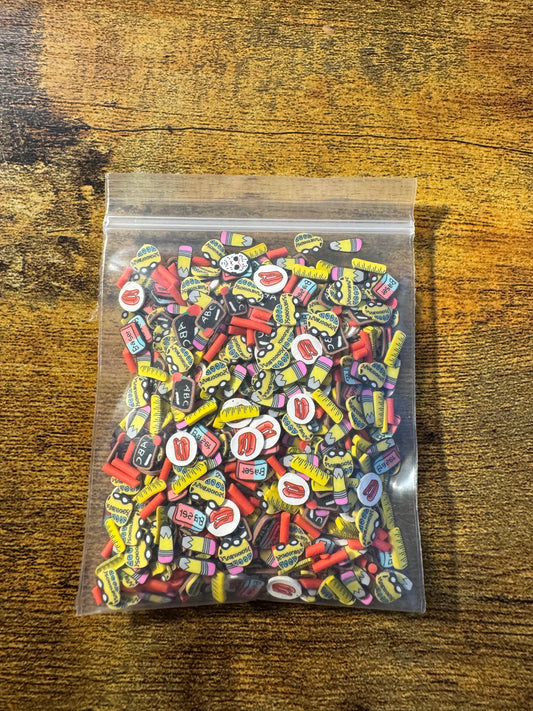 School Polymer Clay Pieces