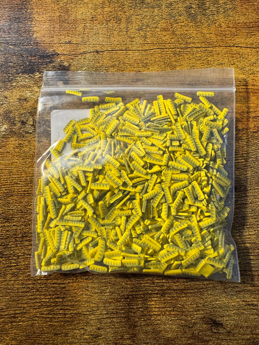 Ruler Polymer Clay Pieces