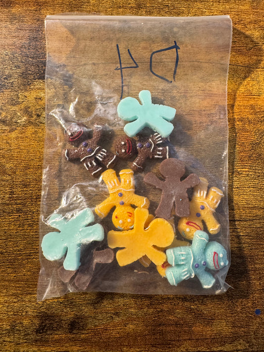 Gingerbread Lid Charms