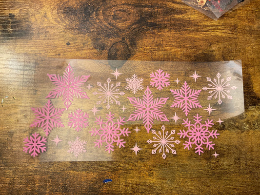 Pink Snowflakes