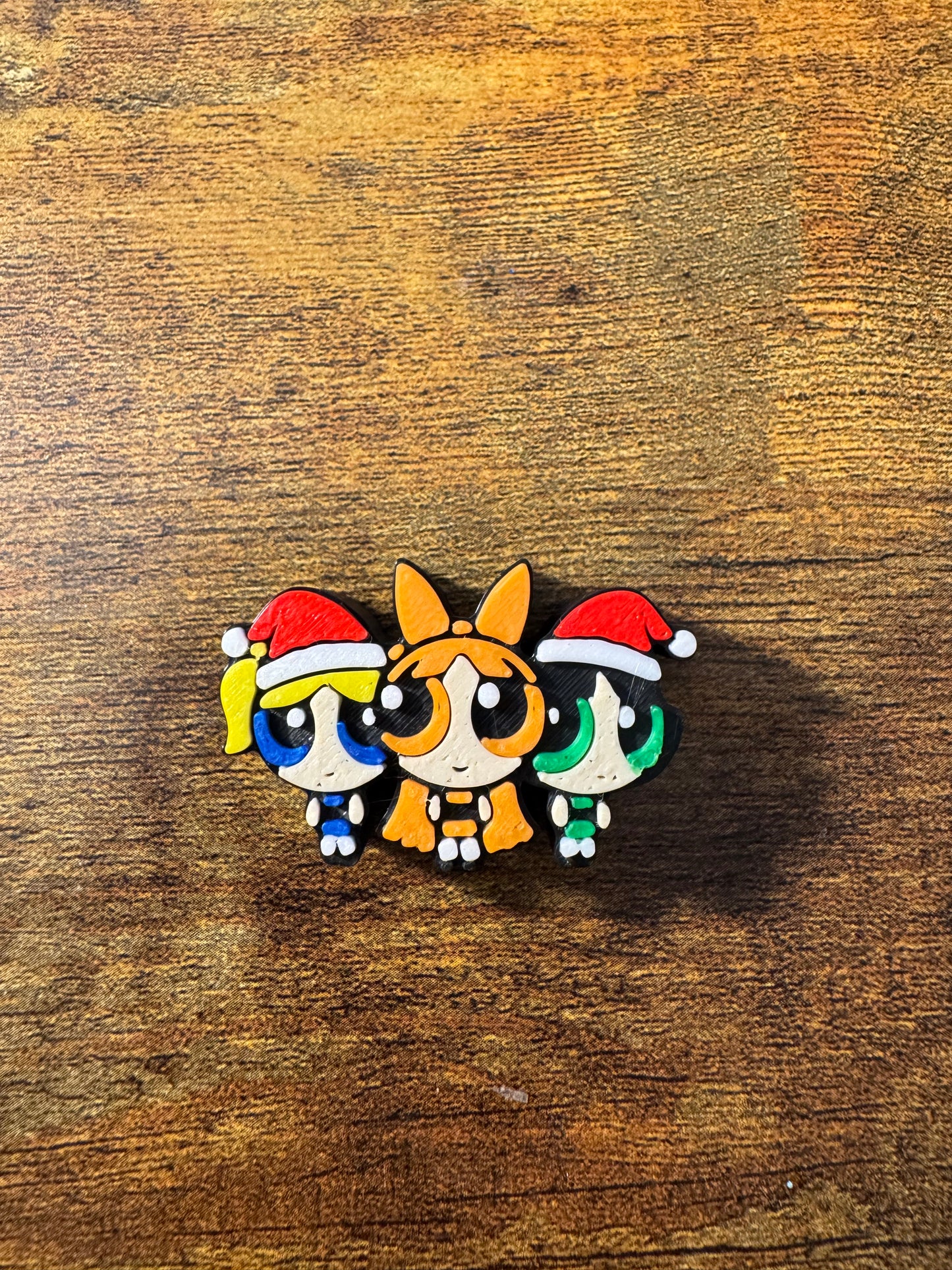 Christmas Powerpuff 3D Topper