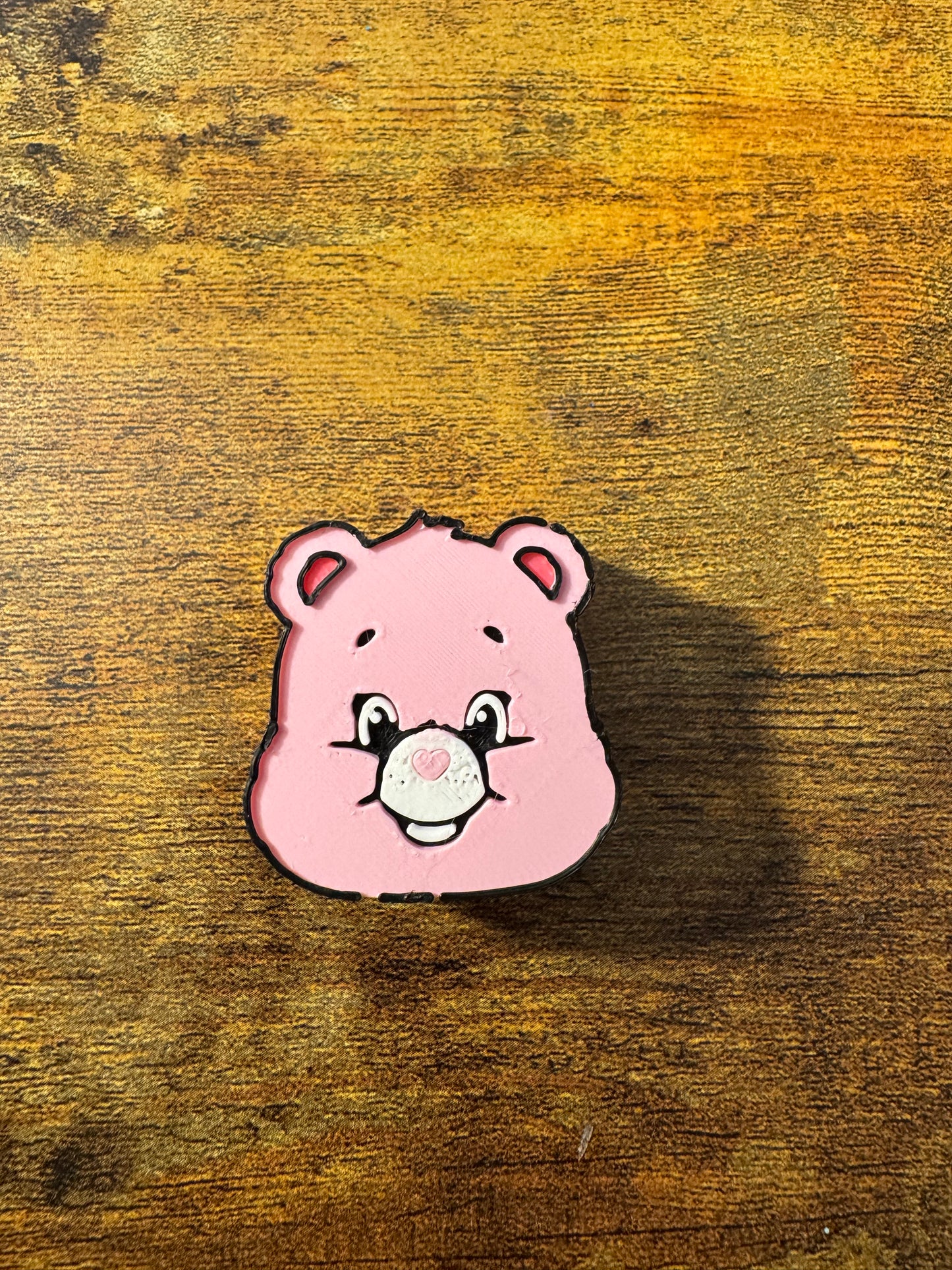 Pink Carebear 3D Topper