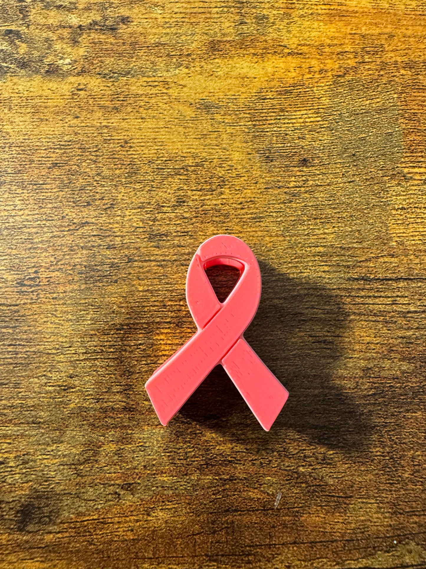 Breast Cancer Bow 3 3D Topper