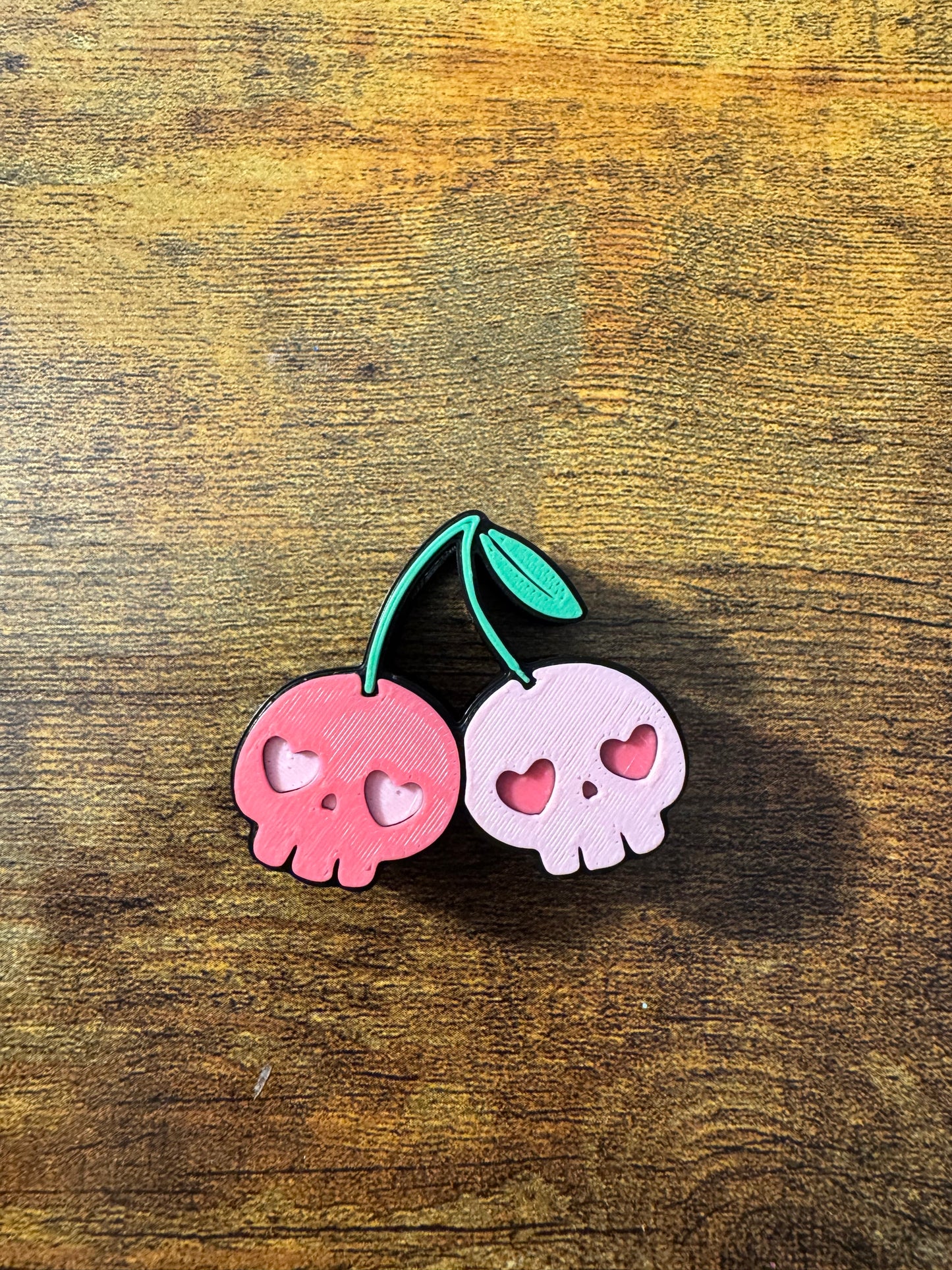 Skull Cherry 3D Topper