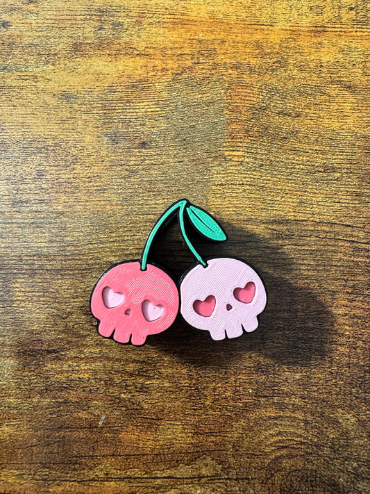 Skull Cherry 3D Topper