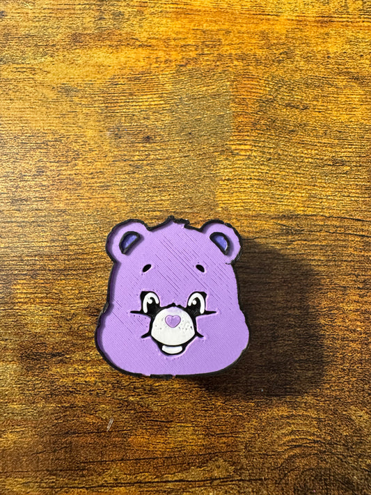 Purple Carebear 3D Topper