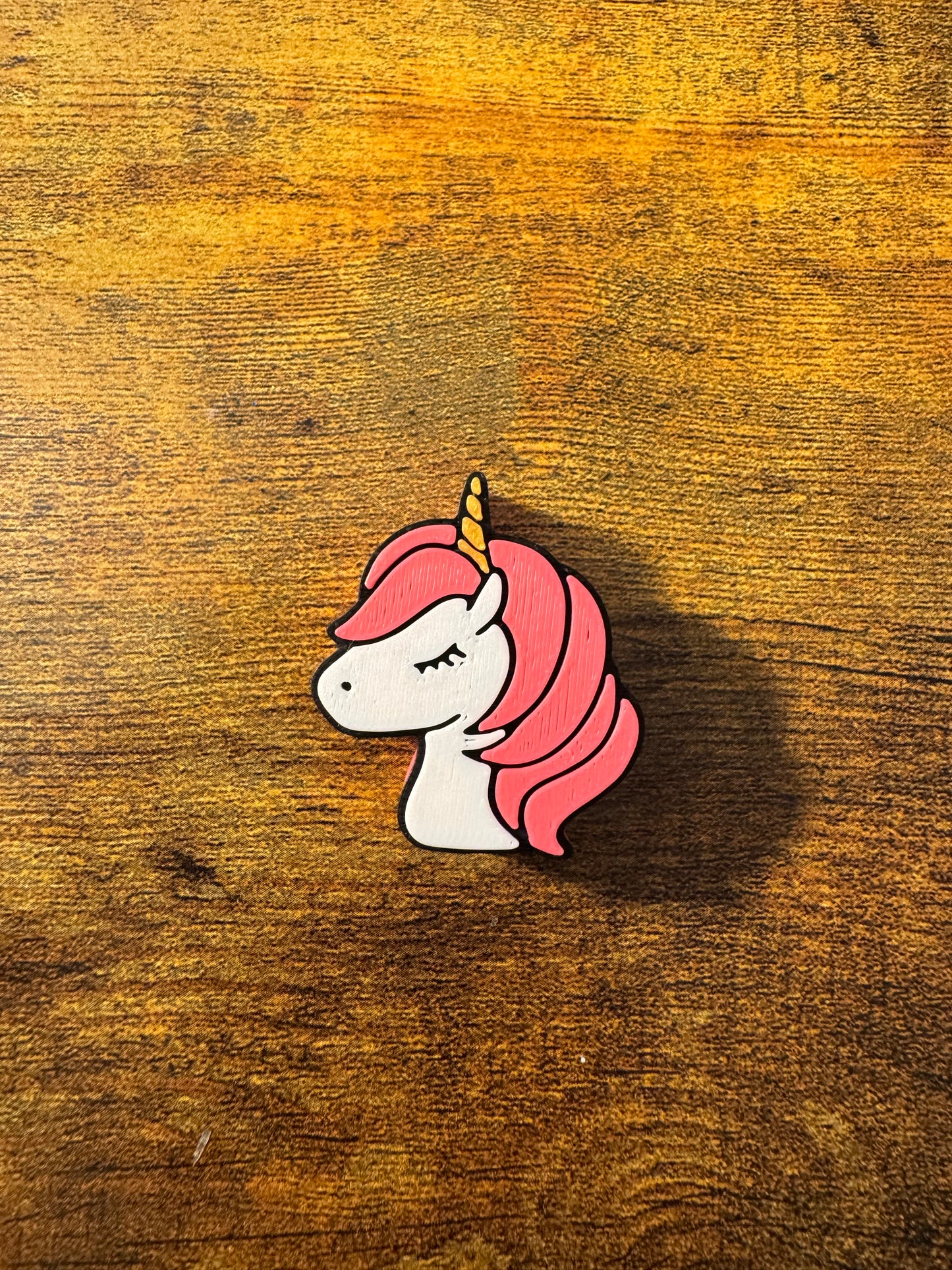 Pink Unicorn 3D Topper