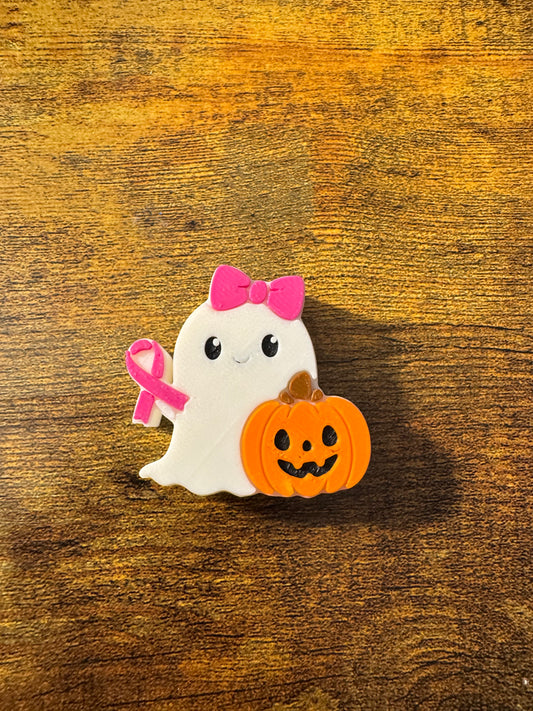 Breast Cancer Ghost 3D Topper