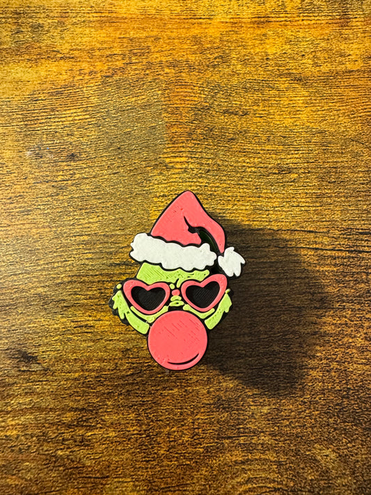 Bubble Grinch 3D Topper