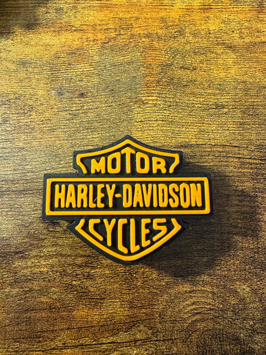 Orange Harley 3D Topper