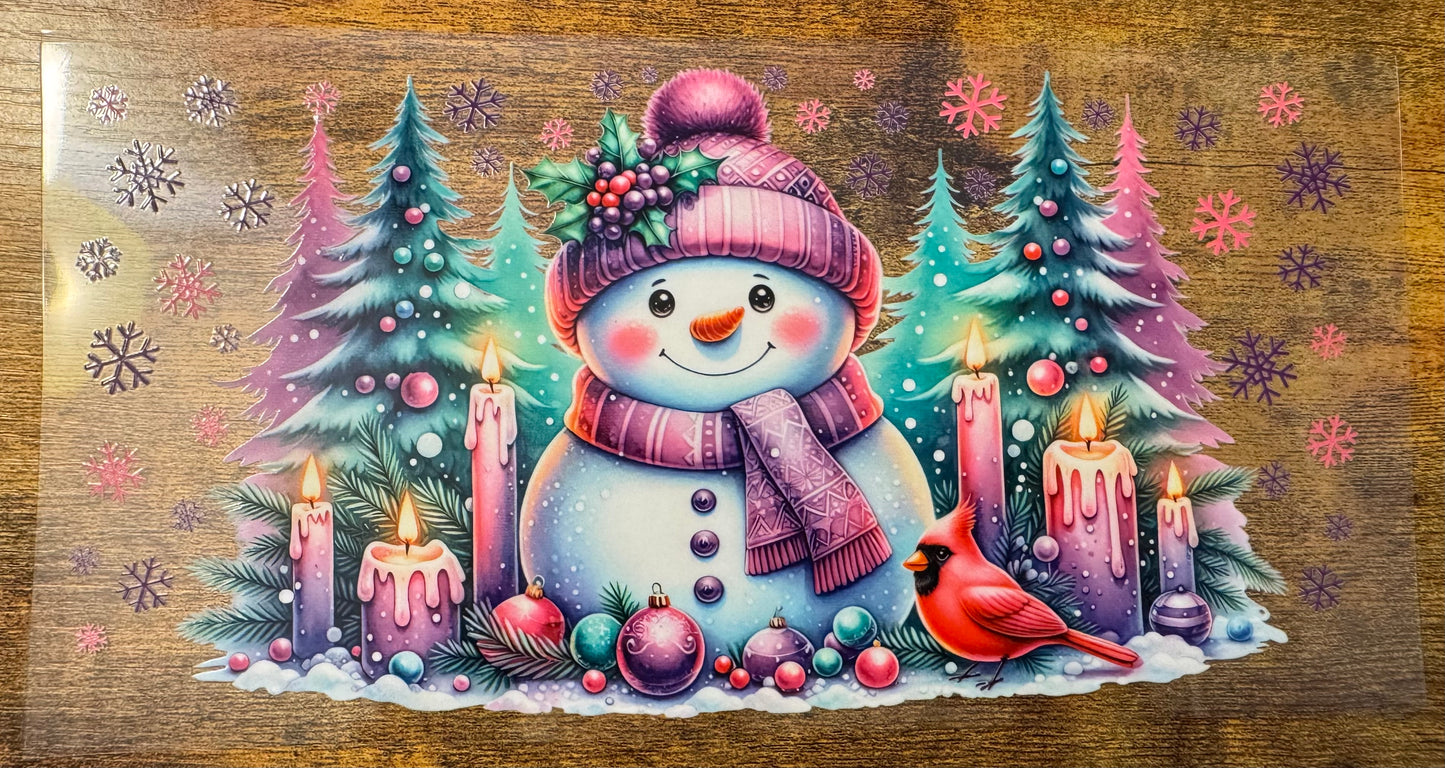 Purple Snowman