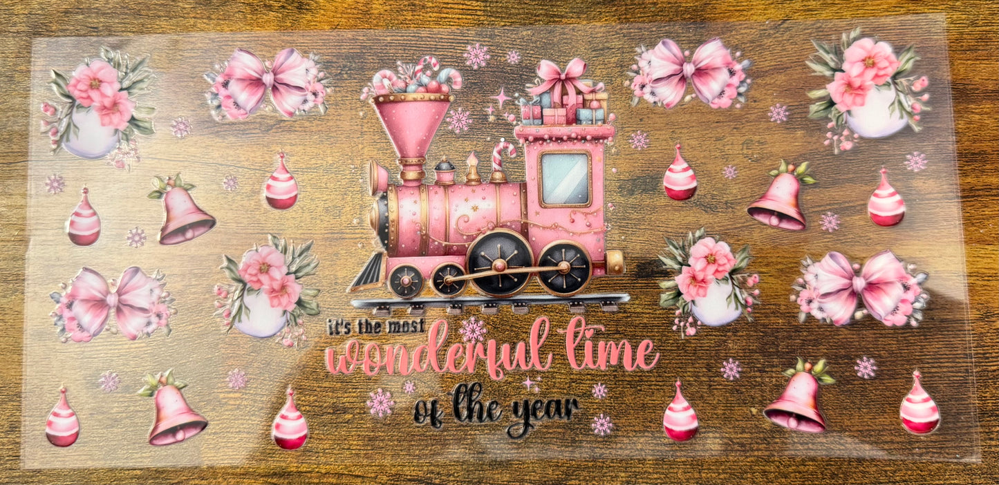 Pink Christmas Train