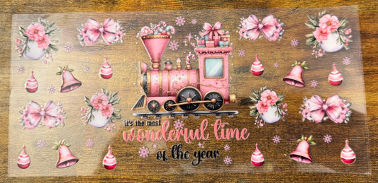 Pink Christmas Train