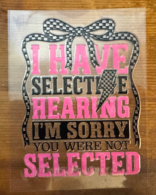 Selective Hearing