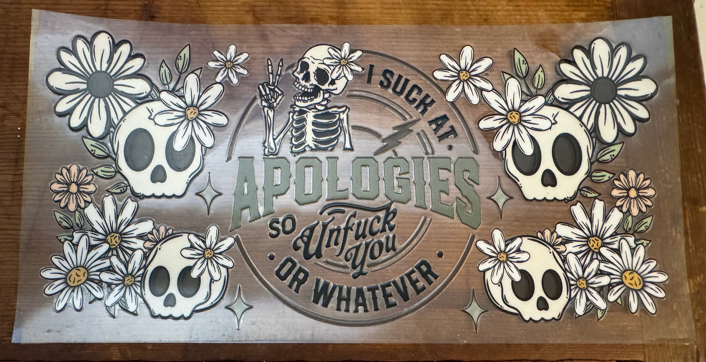 Apologies