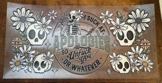 Apologies