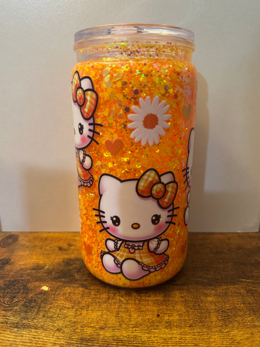 Flower Hello Kitty 16oz