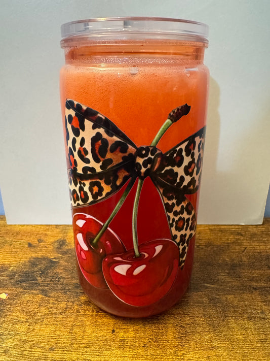 (Soda) Cherry Bow 16oz