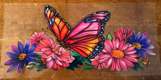 Butterfly w/ Flowers