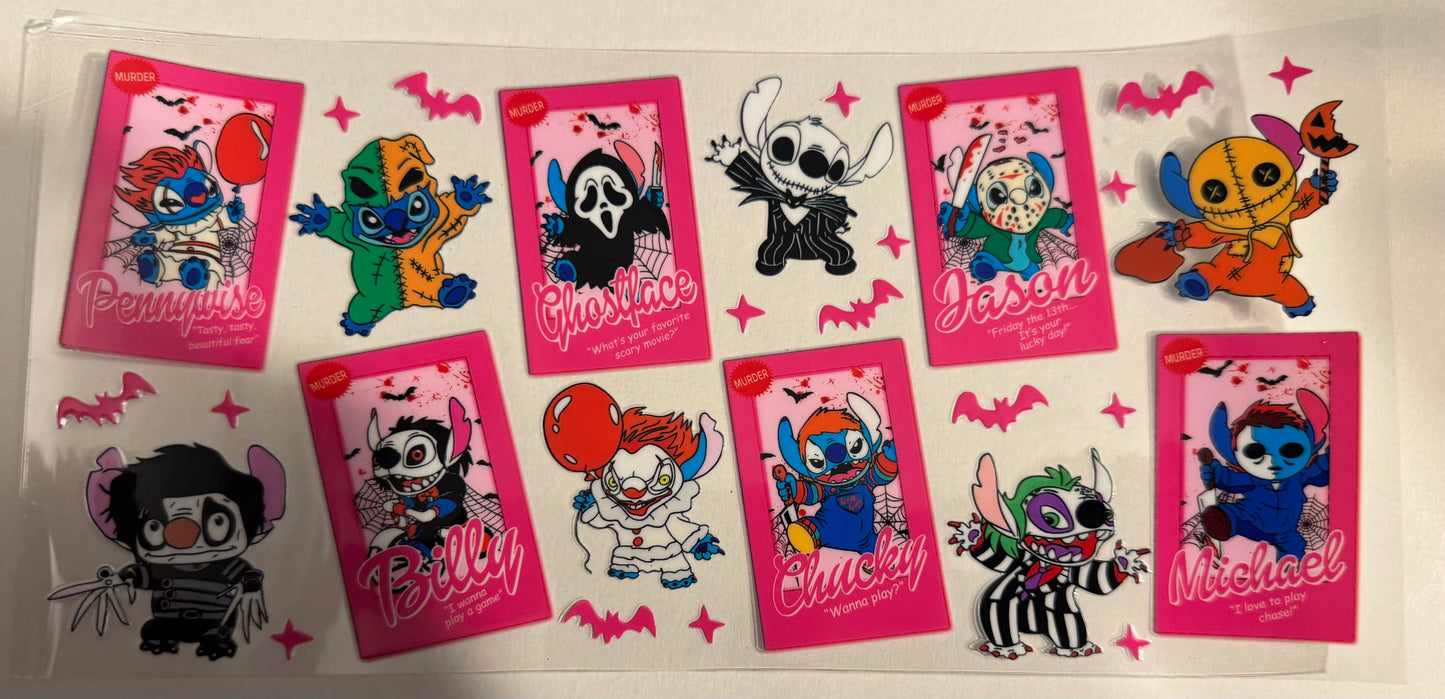 Pink Horror Cards