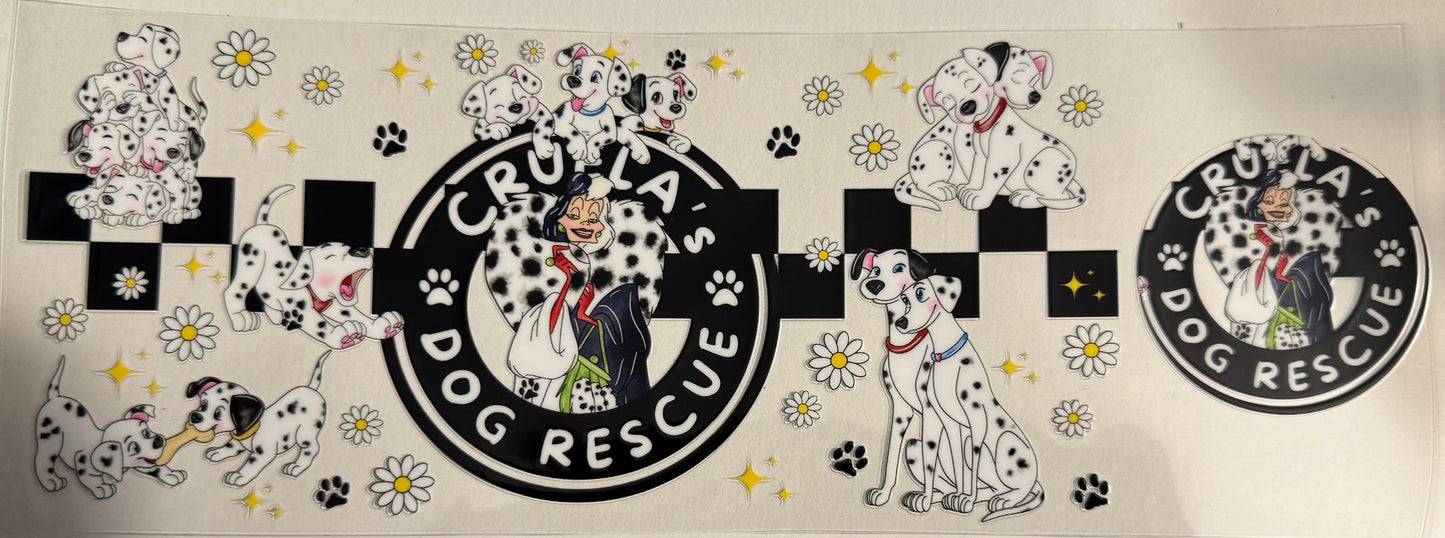 Dalmatians W Lid Decal