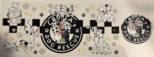 Dalmatians W Lid Decal