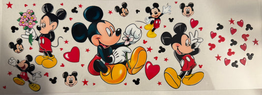 Mickey W Lid Decal