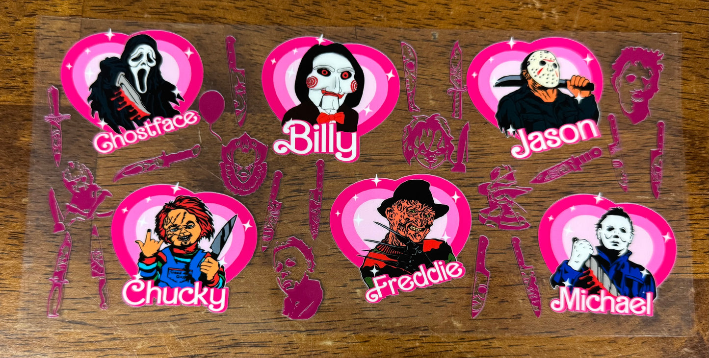 Pink Horror Hearts