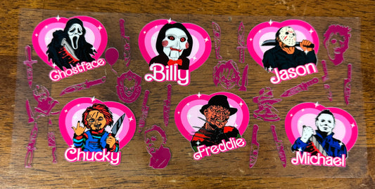 Pink Horror Hearts