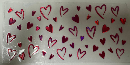 Shiny Red Hearts
