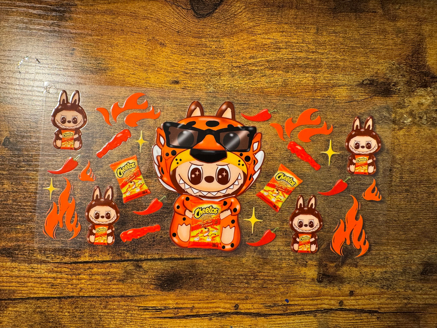 Flamin Cheeto Labubu