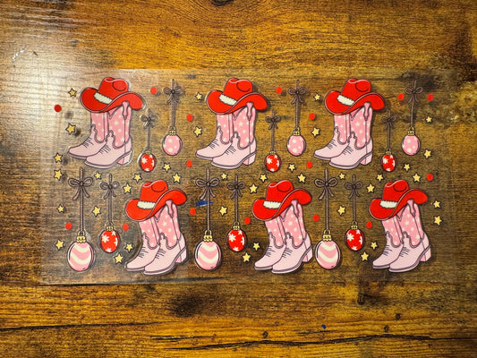 Christmas Cowboy Boots
